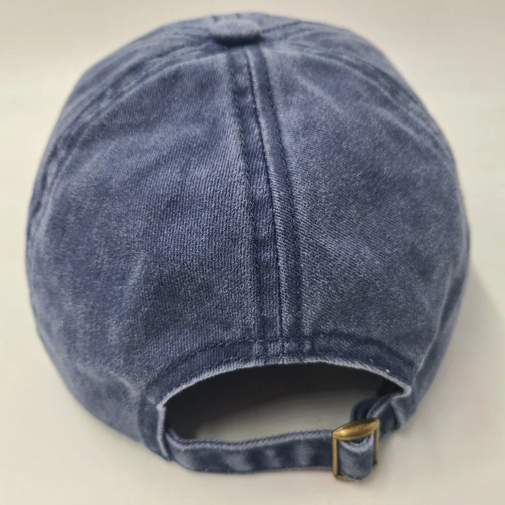 Women David & Young Hat Strapback Blue Orange Game Day Football Logo Casual‎ Dad